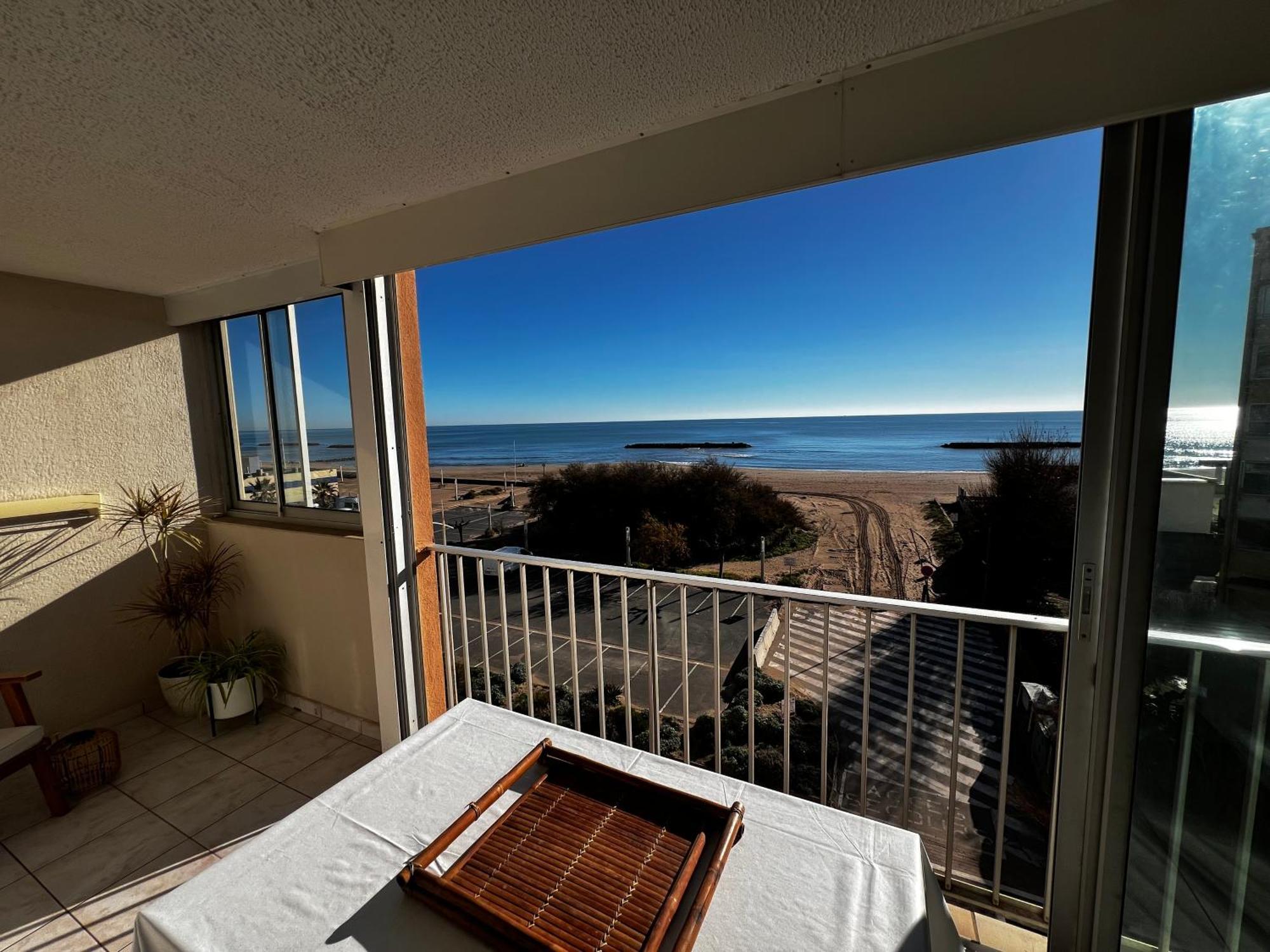 Appartement Vue Mer Valras Plage Exterior foto