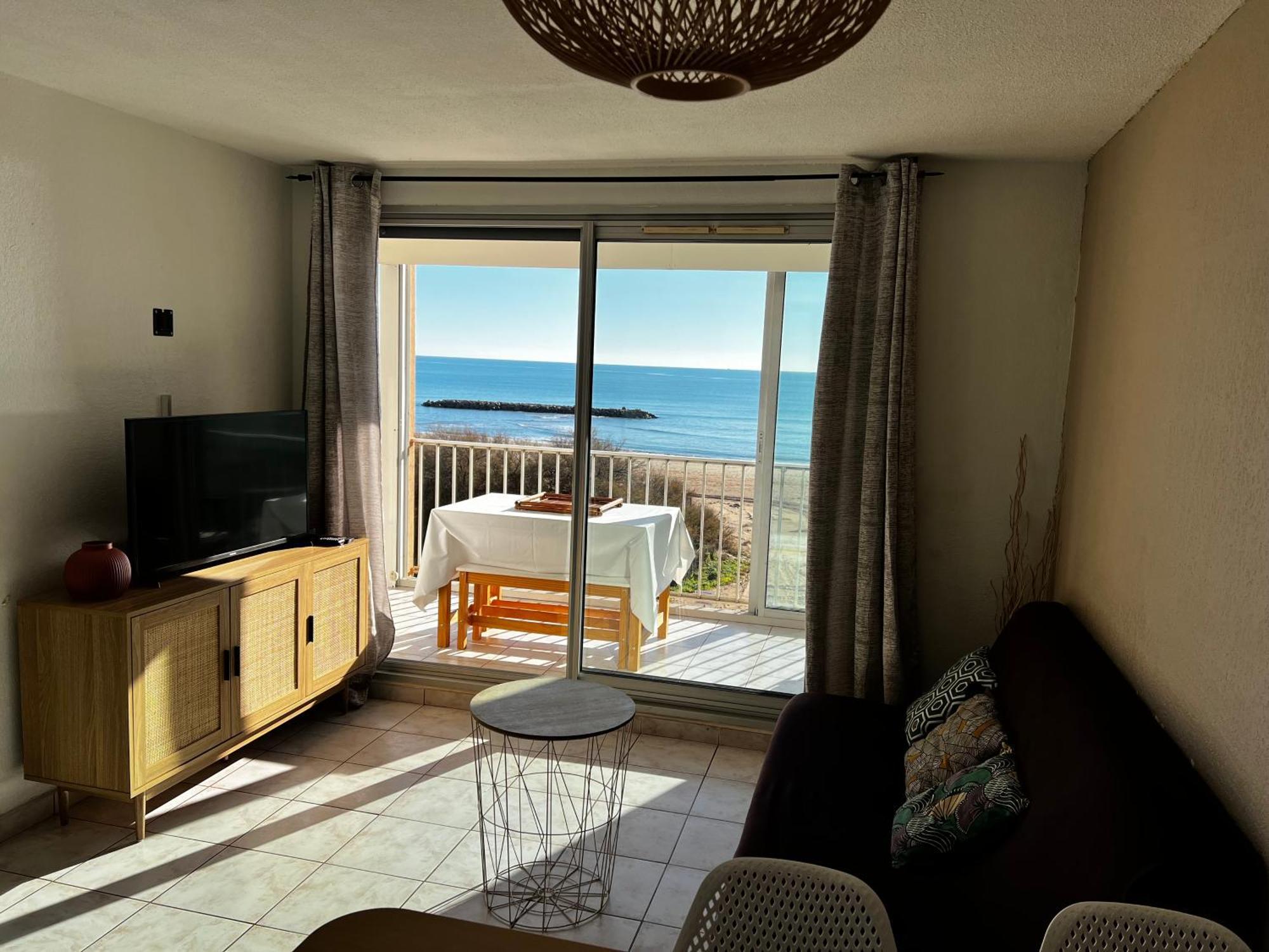 Appartement Vue Mer Valras Plage Exterior foto